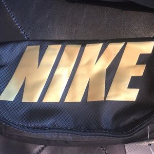gold nike fanny pack